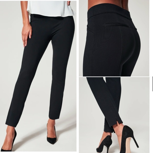 SPANX Pants - Spanx The Perfect Black Pant-‎ Ankle Backseam Skinny Leggings size S​